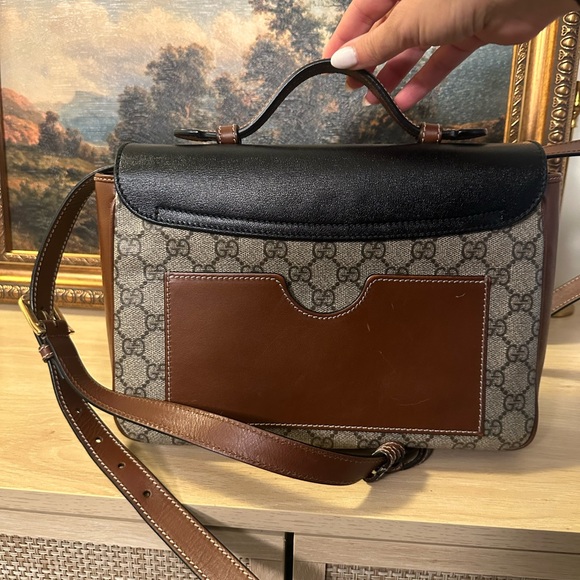 Gucci Canvas Padlock Shoulder Bag - Picture 2 of 10